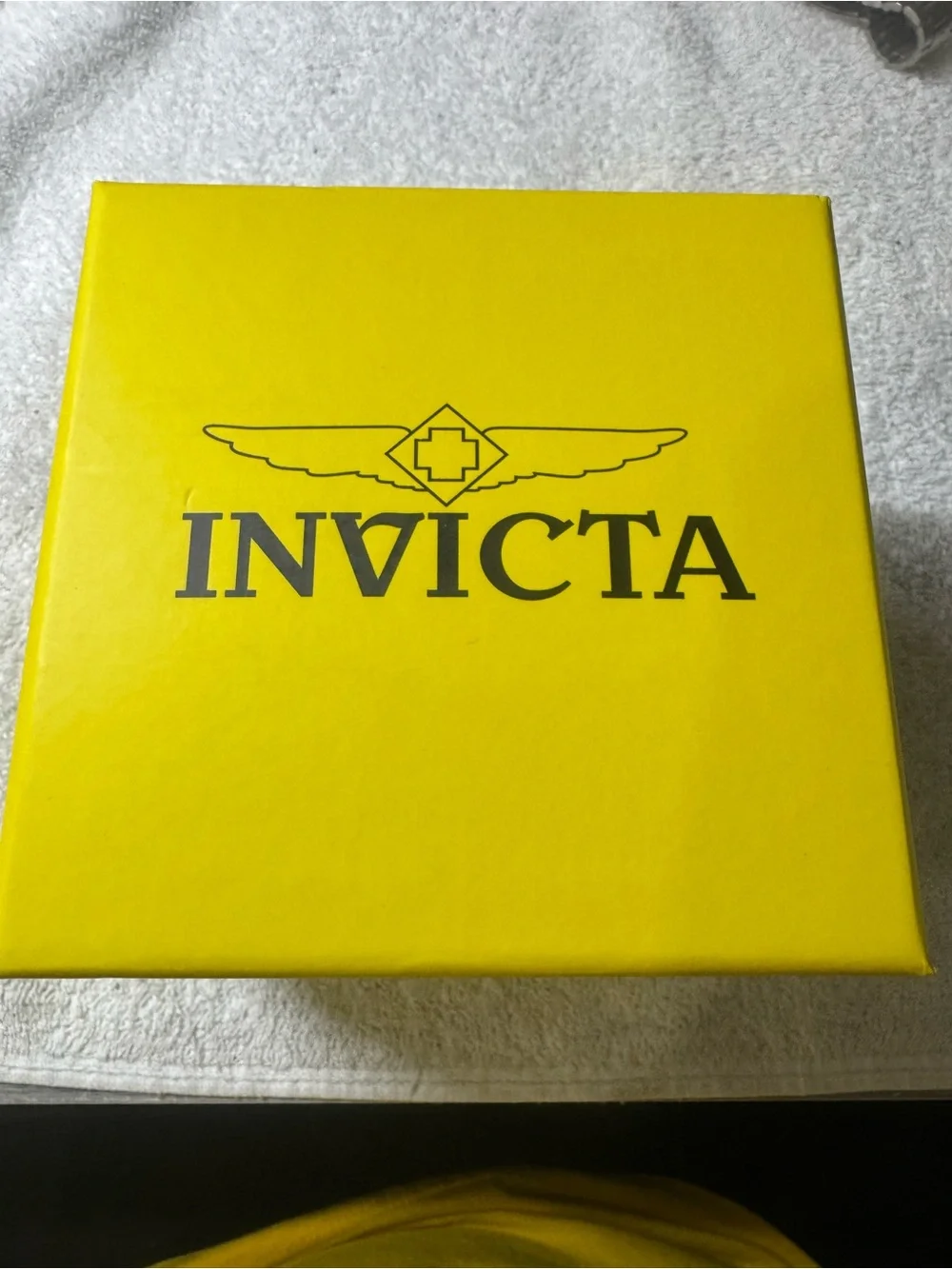 #163 Invicta Silver Case Watch with Turquoise Blue Dial